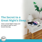 Dream Essentials Natura Organic Sleep Mask (Twilight Blue) Made in The USA