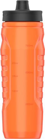 Under Armour Squeeze Water Bottles, 32 oz Water Bottles, Sideline Sports Water Bottle with Quick-Shot Lid, Quick & Easy Hydration, Gym Water Bottles, Squeeze Bottle, 1 32oz Bottle