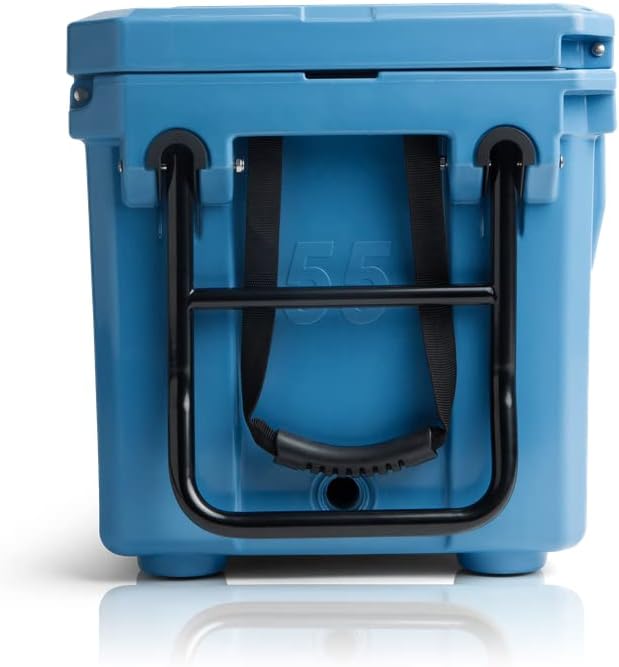 Cobalt 55 Quart Roto Molded Super Ice Cooler | Large Ice Chest - Long Term Ice Retention |