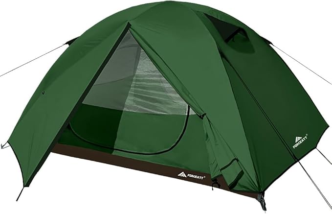 Forceatt Camping Tent 2/3/4 Person, Professional Waterproof & Windproof Lightweight Backpacking Tent Suitable for Outdoor,Hiking,Camping, Mountaineering and Travel