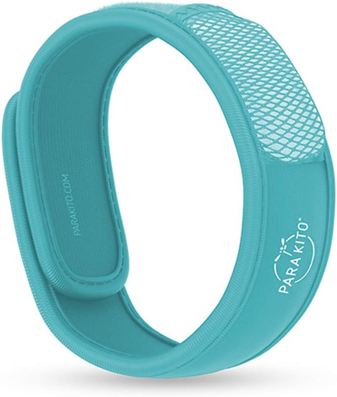 PARAKITO Mosquito, Insect & Bug Spray Bundle - Includes Spray, Turquoise Wristband & 4 Refills | DEET Free, Citronella Essential Oils, Perfect for Camping, Hiking, Travel Outdoor Activities