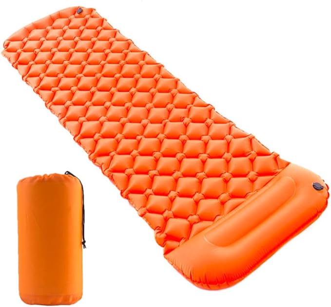 Star Smart Sleeping Pad for Camping Inflatable Backpacking Pad with Pillow, Ultralight Durable Camping Mattress,Hiking Air Mat,Camp Sleep Pad for Hiking Traveling & Outdoor Activities
