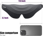 Sleep Eye Mask for Men Women, EVA BELLE Light Blocking Sleeping Mask for Side Sleeper, 3D Contoured Cup Night Blindfold, Lash Extensions 3D Sleeping Mask with Adjustable Strap for Travel, Night & Nap
