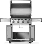 Napoleon Rogue 525 Natural Gas Grill, Stainless Steel, Durable 4-Burner Gas Grill