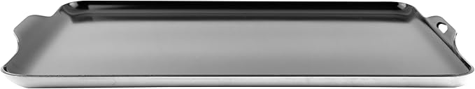 Coghlan's Camp Griddle, Lightweight Aluminum, 16.5 x 10" size, PFAS-Free and Non-Stick Ceramic Coating Cooking Surface for Two Burner Stoves, Ideal for Camping and Outdoor Cooking
