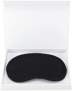 Jet&Bo 100% Pure Cashmere Eye Mask Black in Gift Box