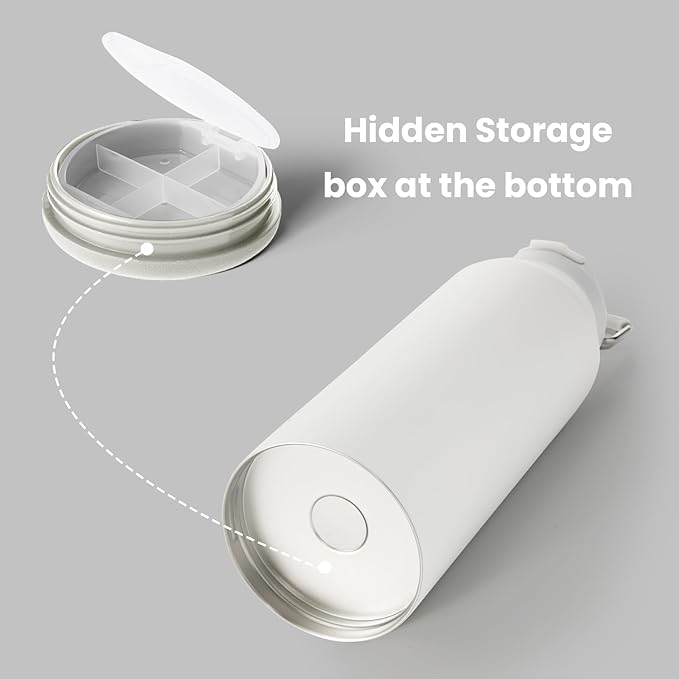 BOTTLE BOTTLE 40 oz sports water bottle stainless steel insulated water bottle with straw and pills holder