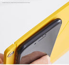 Folding Portable Camping Hiking Stool with Handbag Function - Lightweight Collapsable Travel Chairs for BBQ, Library & Backpacking - Outdoor Ultralight Mini Step Stool Foldable(Yellow Large)