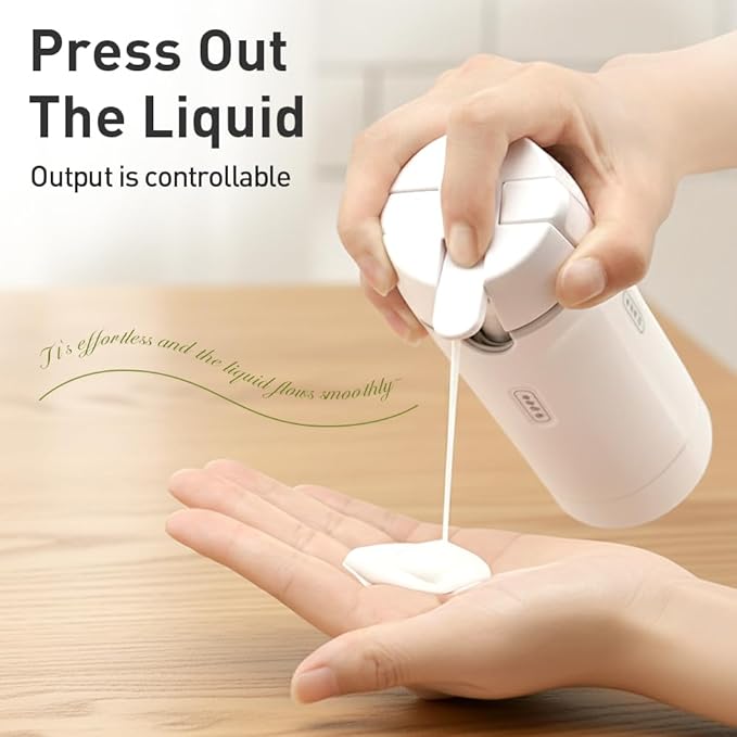 AprYew 4 in 1 Travel Dispenser Bottles Refillable, 4 Pack 30ML Travel Bottles for Toiletries, Travel Size Shampoo and Conditioner Bottles,for Vacation Business Trip (2PC Mix)
