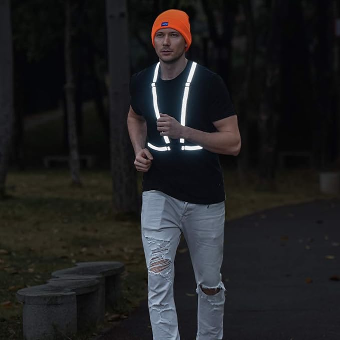 AYKRM 9 color High Visibility Reflective Vest Running Gear High Vis Adjustable Safety Vest