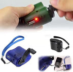 Hand Cranked Charger, USB Hand Crank Phone Charger Hand Power USB Charger for Outdoor Hiking Camping