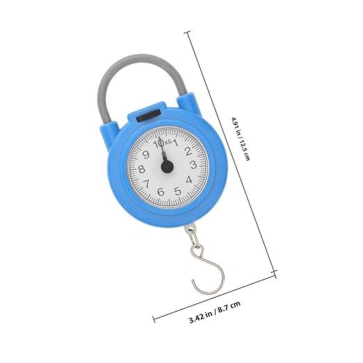 OSALADI Mini Digital Hanging Scale with Hook Portable Spring Fishing Luggage Scale High Accuracy for Travel and Home Use