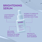 BYOMA So Bright Set - Barrier Repair Skincare Set for Brighter Skin - Creamy Jelly Cleanser, Brightening Face Serum & Ceramide Face Moisturizer - Alcohol Free Skin Care - 30ml, 15ml, 15ml