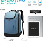 FUTURE AESTHETICS Business Smart Backpack Waterproof for women,men,Fight Approved Durable Backpack suitable as overnight and travel backpack (Light blue)