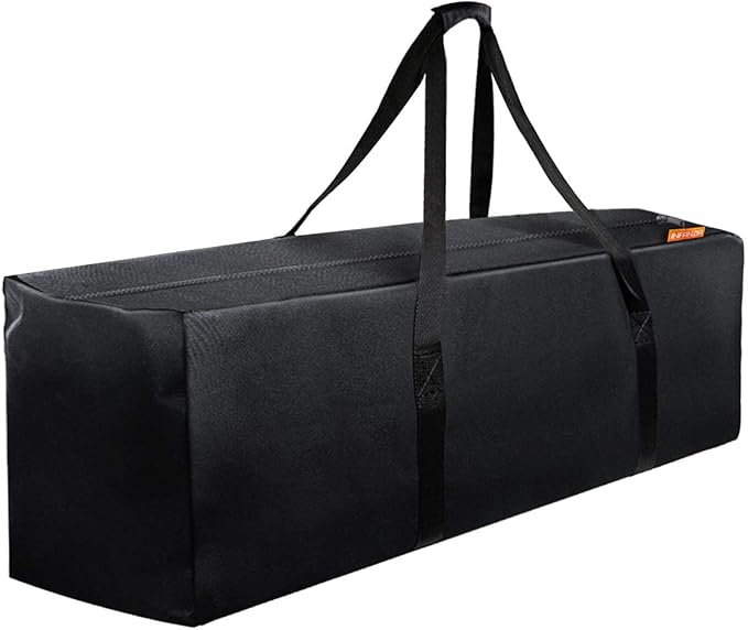 INFANZIA 47inch Sports Duffel Travel Bag, 196L Extra Large Duffel Luggage Bag with Upgrade Zipper, Water Resistant & Foldable Equipment Storage Bag for Camping Tent Tripod Fishing