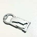 15-in-1 Multi-Tool Keychain – Stainless Steel Pocket Survival Card with Bottle Opener Keychain, Wrench, Ruler – Compact Keychain Multitool for Men,Gift for Dad