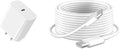 iPad Chrager Fast Charging, USB-C Chrager for New iPad 10th 11th A16/i.Pad Pro/Air/Mini 6th/A17 Pro, 20W Chrager Block & 10ft USB C to C Cable for iPhone 17 16 15 Series, 1Pack White