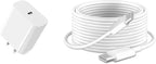 iPad Chrager Fast Charging, USB-C Chrager for New iPad 10th 11th A16/i.Pad Pro/Air/Mini 6th/A17 Pro, 20W Chrager Block & 10ft USB C to C Cable for iPhone 17 16 15 Series, 1Pack White