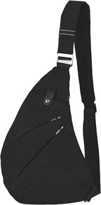 Light And Slim Crossbody Sling Bag Unisex Water Resistant Anti-Theft Shoulder Bag Outdoor Casual Hiking Daypack Personal Pocket Bag