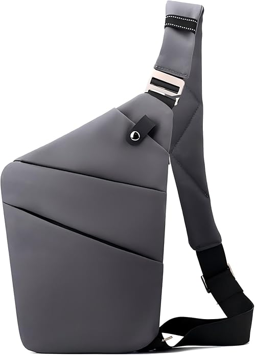 Anti Theft Travel Bag, One Shoulder Large Capacity Cross-body Bag Chest Fashion Lightweight Sling Bags for Travel Sports