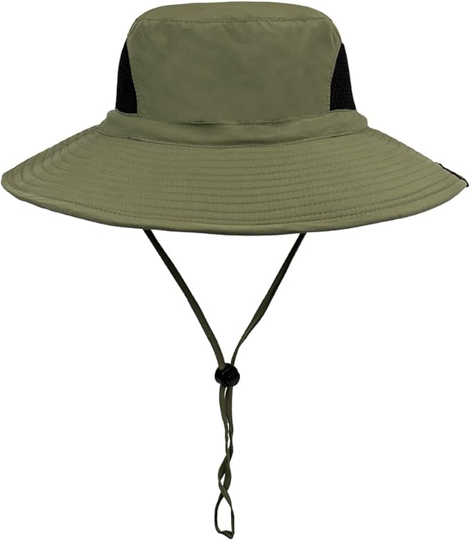 SUN CUBE Wide Brim Sun Hat Men Women, Fishing Hats Sun UV Protection, Mens Hiking Bucket Hat Safari Beach Boonie, UPF 50+