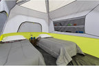 CORE Instant Cabin Tents | 6 Person / 9 Person / 10 Person / 12 Person Family Cabin Multi Room Pop Up Tents Car Camping | Included Storage Pockets for Camping Accessories