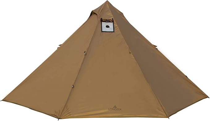 Longeek 2-4 Person Camping Tent 4 Seasons Backpacking Ultralight Easy Up Hot Teepee