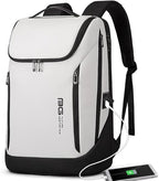 BANGE Business Smart Backpack Waterproof fit 15.6 Inch Laptop Backpack with USB Charging Port,Travel Durable Backpack