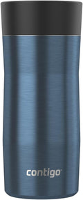 Contigo AUTOSEAL West Loop Vacuum-Insulated Stainless Steel Travel Mug with Easy-Clean Lid 12 oz Blueberry