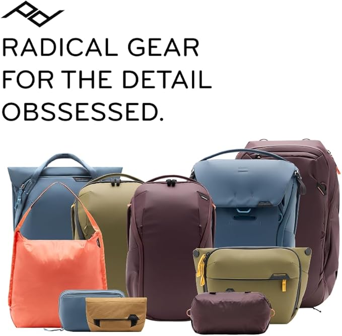 Peak Design Everyday Backpack Zip 15L, Kelp, 270-Degree Zip, Dual Side Pockets, FlexFold Dividers, Fits 15" Laptop, For Camera Carry, Daily Commutes or Travel, Versatile Backpack for Men and Women