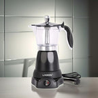 LAOION Cuban Coffee Maker, 6 or 3cup Electric Espresso Coffee Maker, Portable Cafeteras Electricas Modernas, Electric Moka Pot with Detachable Base & Overheat Protection, Coffee Gift for Home Travel