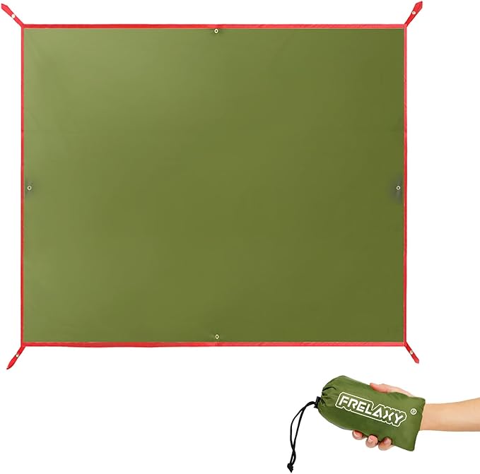 Frelaxy Tent Footprint, Waterproof Camping Tarp, Durable Tent Floor to Elevate Your Camping, Hiking, Backpacking, Hammock, Beach Experience