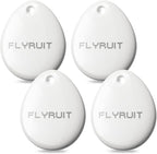 Air Tracker Tags-4 Pack for Apple Find My (iOS Only), Official MFi Certified, Smart Bluetooth Key Finder, Tracking Device for iPhone, Mini Finder Locator for Luggage, Backpack, Wallet, Bags, eBike