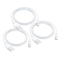 AHDFWI 3 Pack Car Carplay Cable for iPhone 16E 15 16 15 Pro Max 15 16 Plus Cable, USB A to C for Carplay USB A to Type C Cord, IPad Pro 2024/2025, iPad Air 5th/ 4th Gen,Mini 6th Gen Charger Cord 4FT