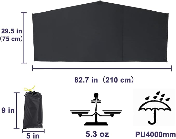 LANSHAN Ultralight Tent 3-Season Backpacking Tent for 1-Person or 2-Person Camping, Trekking, Kayaking, Climbing, Hiking