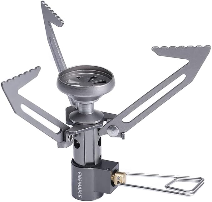 Fire-Maple Hornet II Portable Backpacking Hiking Stove, Mini with High Stability, UItra Light Titanium Gas Stove, for Camping, Backpacking, Hiking, and Survival