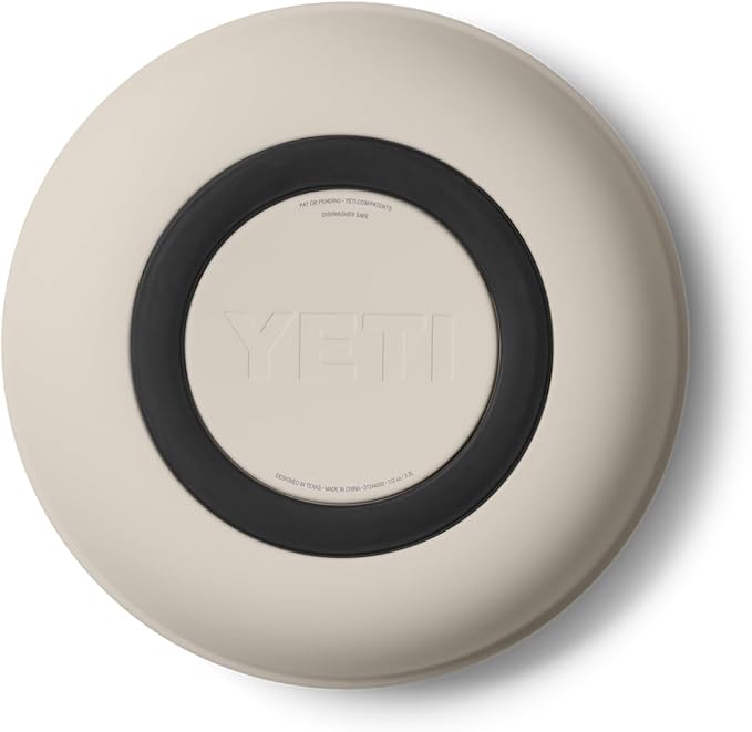 YETI Rambler Low Bowl, Vacuum Insulated, Stackable and Nestable Stainless Steel Bowl with Lid, 3.6 Quart, Cape Taupe