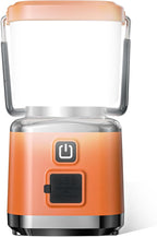 LED Camping Lantern Rechargeable, Allspark LED Lantern Flashlight,1000LM, 4 Light Modes, IPX4 Waterproof,Emergency Light for Home Power Outages, Hurricane, Storm,Outdoor Hiking(Orange)