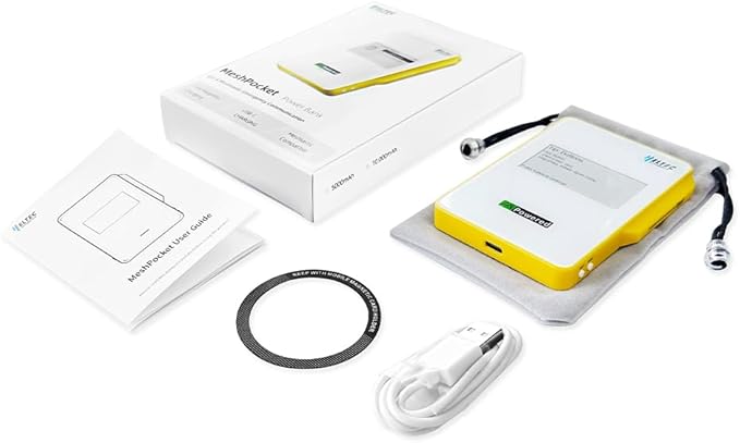 Heltec Meshtastic & LoRa Compatible Magnetic Power Bank with E-Ink Display nRF52840 and SX1262 Chips, Wireless Charging 10000mAh/5000mAh for Outdoor Emergency - MeshPocket Qi2
