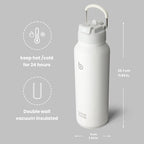 BOTTLE BOTTLE 40 oz sports water bottle stainless steel insulated water bottle with straw and pills holder