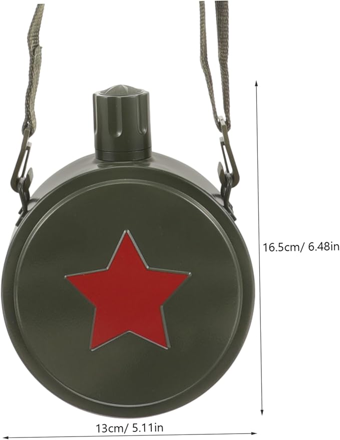 BESPORTBLE Outdoor Sports Water Bottle Water Jug Canteen with Hiking Canteen Canister Hiking Flask Camo Travel Foot Stainless Steel Camping Bottle re-usable