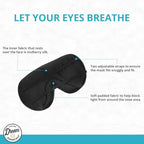 Dream Essentials Ultra Silk 360 Sleep Mask, Red Jacquard, All Natural Hypoallergenic Mulberry Silk, 2 Fully Adjustable Straps, Thin Profile mask Great for Side, Stomach or Back Sleepers