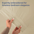 King Pillow Cases Set of 2 - Ultra Soft Hotel Quality Pillowcase Covers - Luxury Comfy Cozy Bedding for Women, Men, Kids & Teens - Machine Washable Pillow Protectors - 2 Pieces Set - King Size Cream