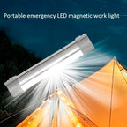 LED Tube Camping Light,5 Lighting Modes, Multifunctional Rechargeable Magnetic Work Light for Hiking, Home, Outdoor Night Fishing (LLQ20-1)