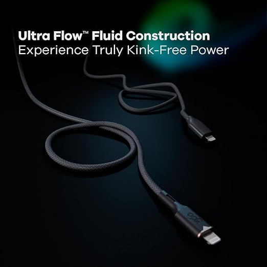 360 Electrical Lightning to USB-C Charging Cable – 5ft, MFi Certified, Fast Charge Compatible, Durable & Tangle-Free