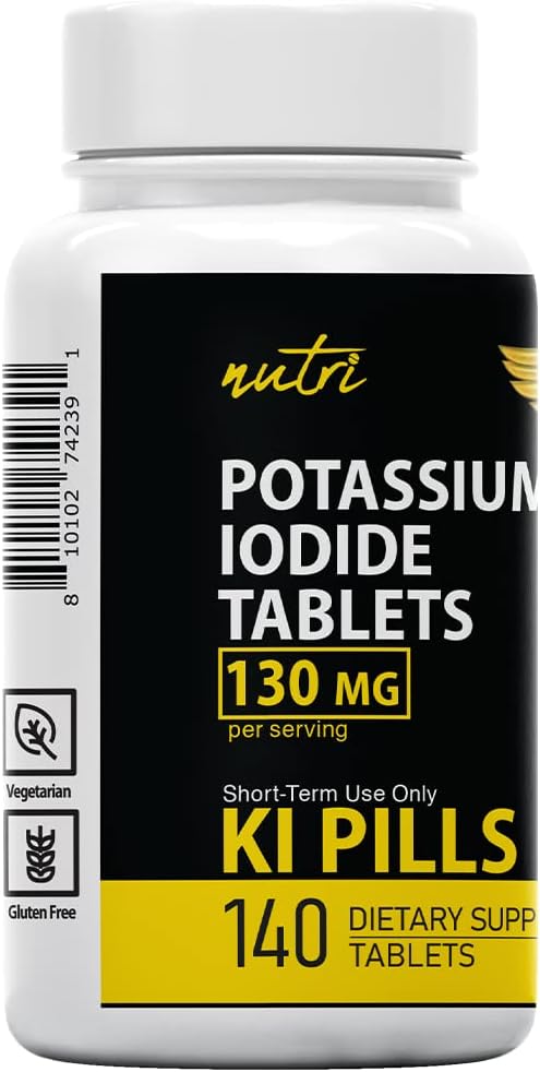 Potassium Iodide Tablets 130 mg (2 Pack) - 280 Tablets