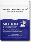 The Patch Collection® – Motion Sickness Relief Patch | Ginger, Peppermint, Safflower, Gingseng (Pack of 10)