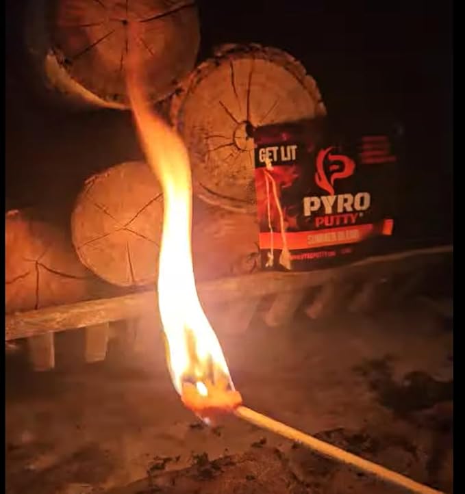 Phone Skope Pyro Putty: Waterproof Survival Fire Starter for Emergency Preparedness, Fire Starters for Campfires - Survival Gear and Supplies