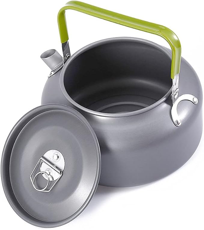 Doorslay Camping Kettle Tea Kettle with Carrying Bag Coffee Tea Pot 1.2L Coffee Kettle
