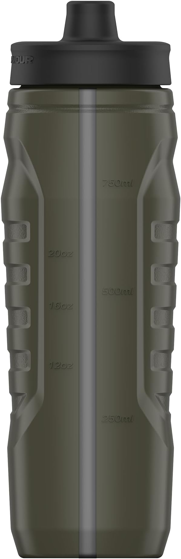 Under Armour Squeeze Water Bottles, 32 oz Water Bottles, Sideline Sports Water Bottle with Quick-Shot Lid, Quick & Easy Hydration, Gym Water Bottles, Squeeze Bottle, 1 32oz